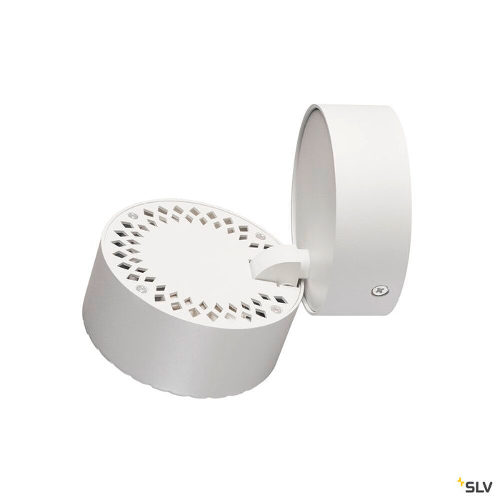 TOTHEE, wall and ceiling light, LED, 3000K, white/black, 50°