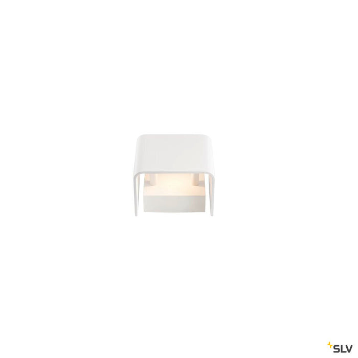 MANA, lamp shade, aluminium, white, L/H/T 12/10/9 cm