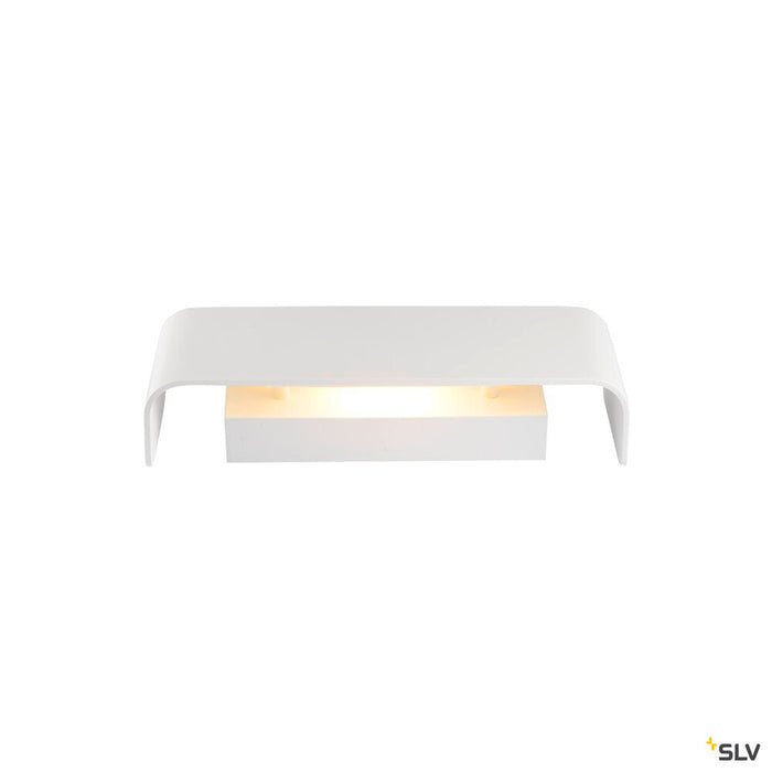 MANA, lamp shade, aluminium, white, L/H/T 29/9,5/7 cm