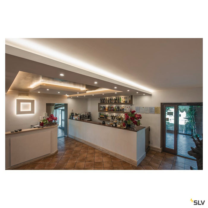 PIKA, recessed ceiling light, QPAR51, swivelling, chrome, max. 50W