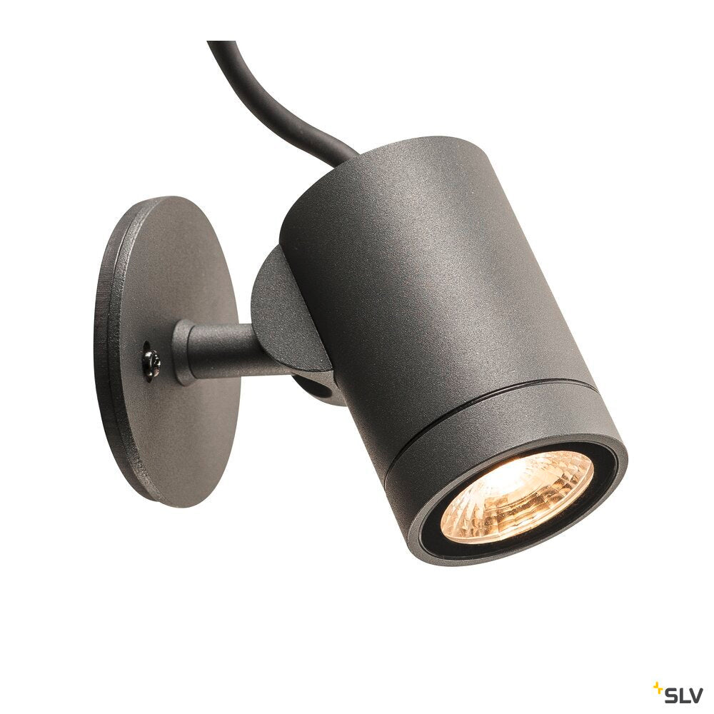 HELIA, outdoor spot, LED, 3000K, 35°, anthracite, IP55