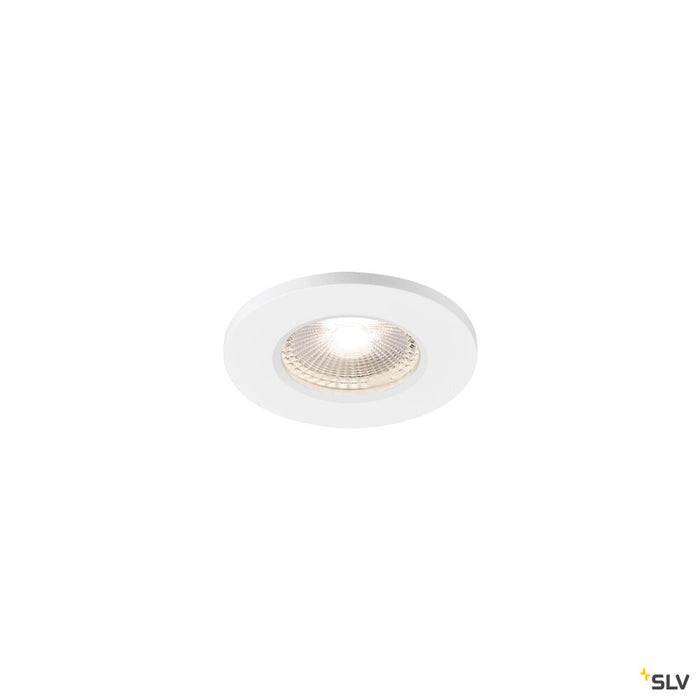 KAMUELA, fire protection recessed ceiling light, LED, 4000K, white, 38°, dimmable, IP65