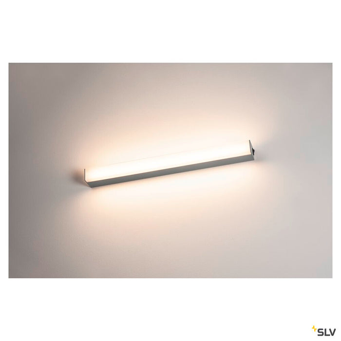 SIGHT LED, wall and ceiling light, with switch, 600mm, silver
