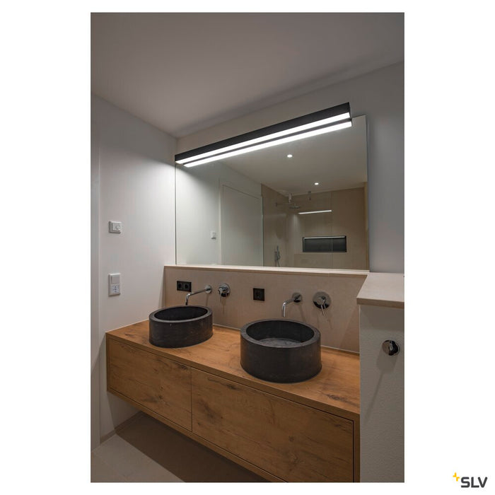 SIGHT LED, wall and ceiling light, 1150mm, black