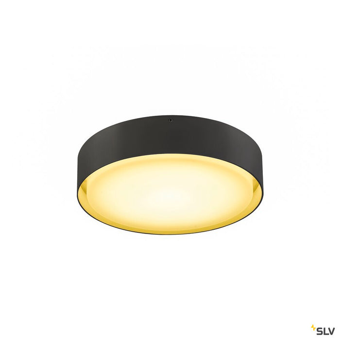 LIPA CL, LED Outdoor surface-mounted ceiling light, IP54, anthracite, 3000/4000K