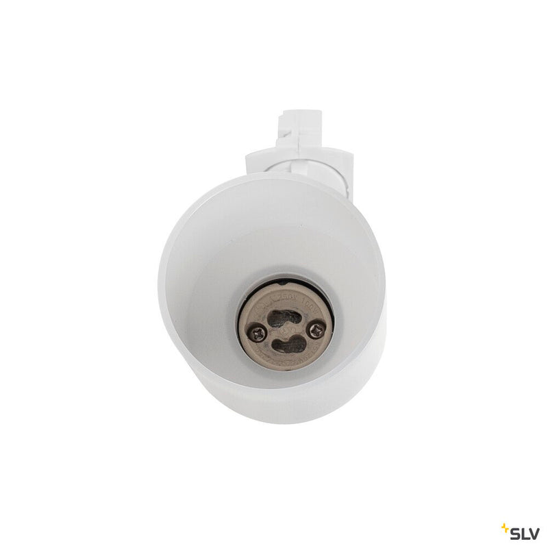 SLV 1001869 - PURI TRACK SPOT, QPAR51 glass, white 50W, incl. 1-circuit adapter