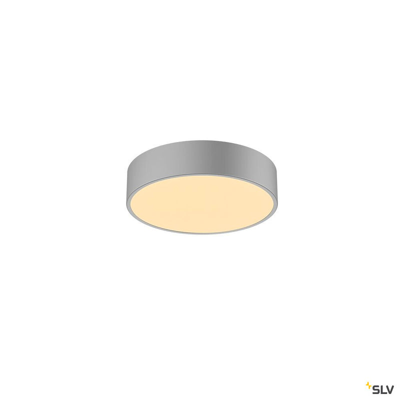 SLV 1001882 - MEDO 30 CW AMBIENT, LED Outdoor surface-mounted wall and ceiling light, TRIAC, silver-grey 3000/4000K