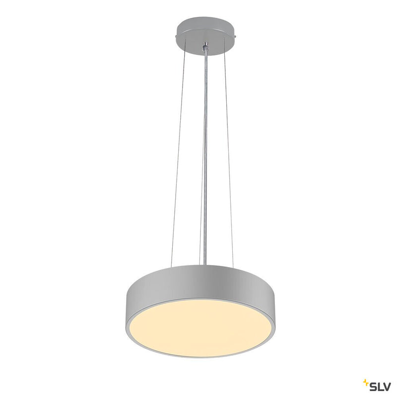 SLV 1001882 - MEDO 30 CW AMBIENT, LED Outdoor surface-mounted wall and ceiling light, TRIAC, silver-grey 3000/4000K