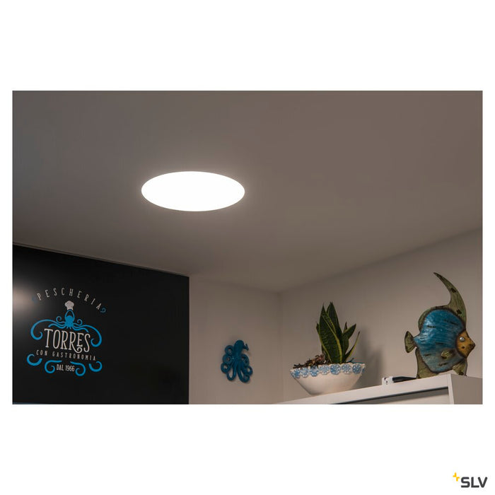 MEDO 60 EL, LED indoor recessed ceiling light, frameless version, white, 3000/4000K