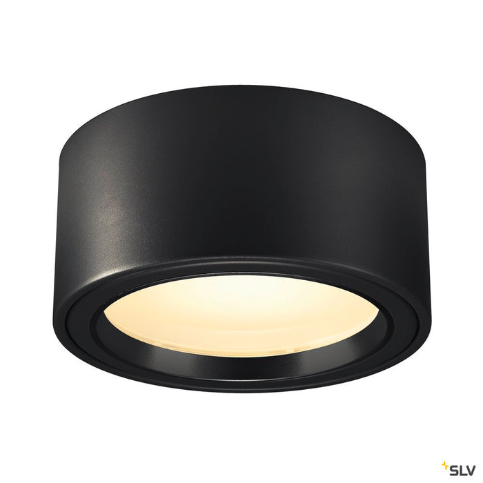 FERA 25 CL, LED Indoor surface-mounted ceiling light, black, 3000K, 100°
