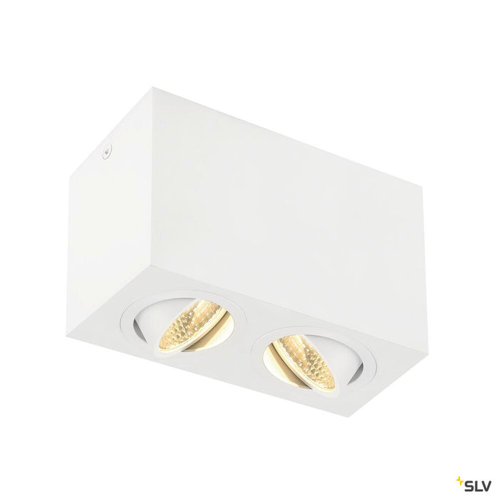 TRILEDO Double, LED Indoor surface-mounted ceiling light, white, 3000K, 16W