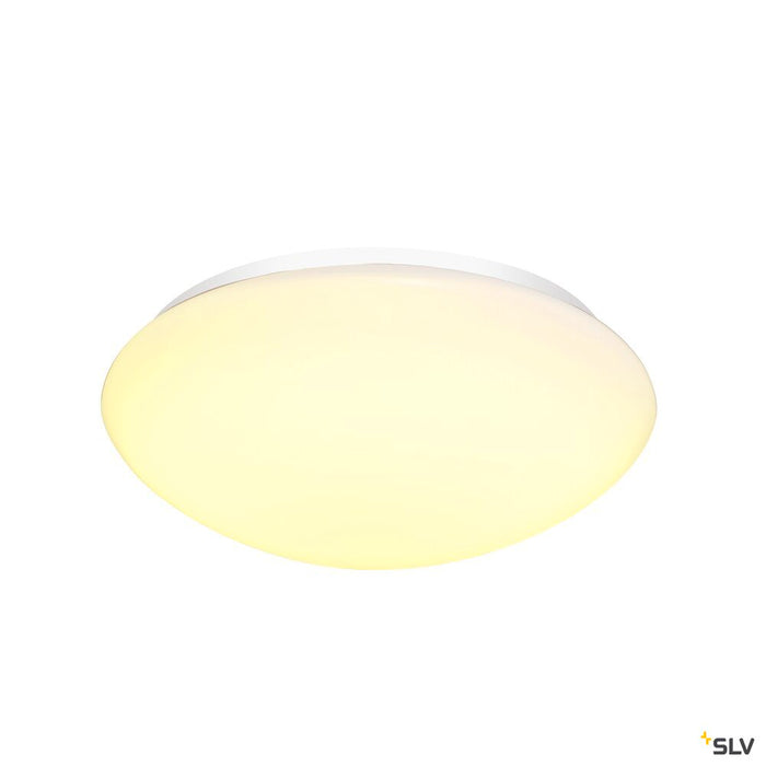 LIPSY 40 Dome, LED Outdoor surface-mounted wall and ceiling light, white, IP44, 3000/4000K