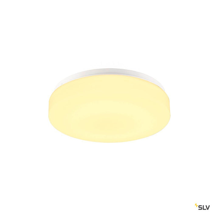 LIPSY 30 Drum CW, LED Outdoor surface-mounted wall and ceiling light, white, IP44 3000/4000K