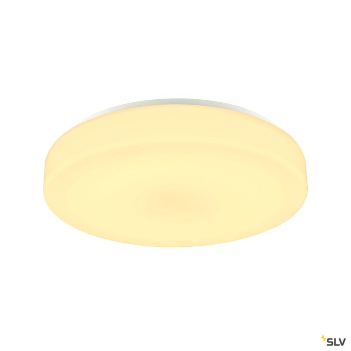 LIPSY 50 Drum CW, LED Outdoor surface-mounted wall and ceiling light, white, IP44 3000/4000K