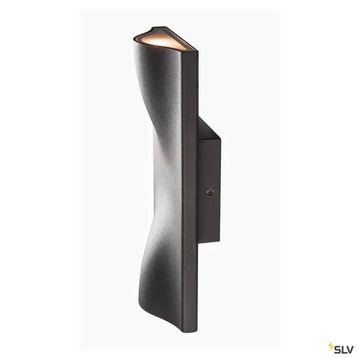 VILUA UP/DOWN WL Outdoor recessed wall light, anthracite, IP54 100°