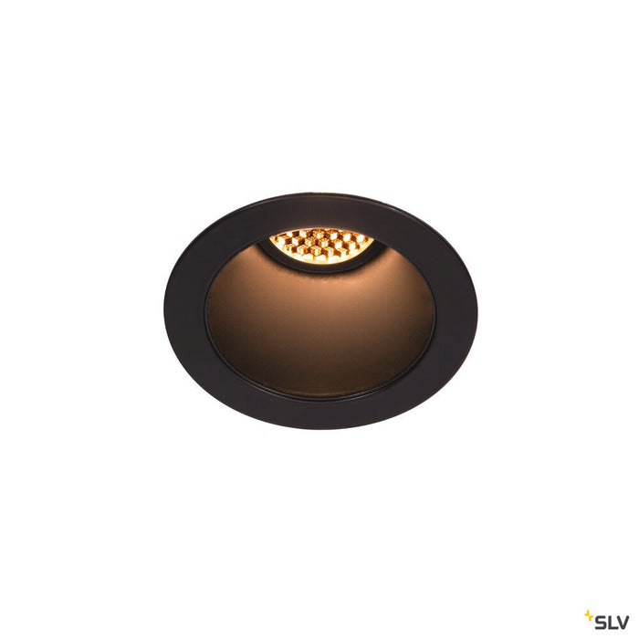 HORN MAGNA LED outdoor recessed ceiling light, black, 3000K, 25°