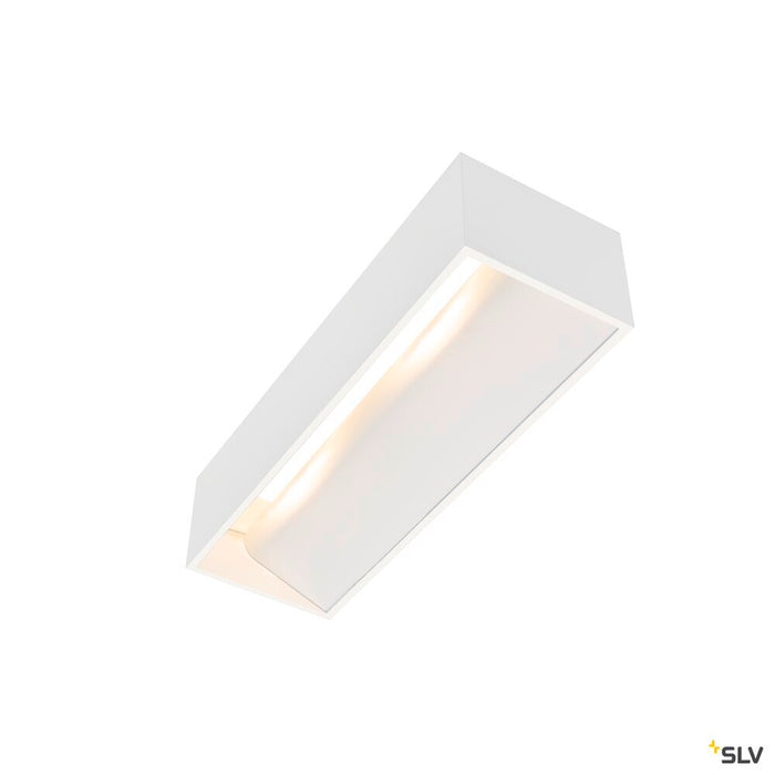 LOGS IN L, Indoor LED surface-mounted wall light, white , 3000K, TRIAC, dimmable