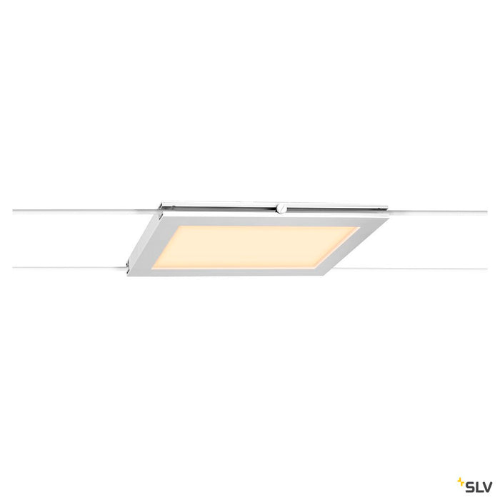 PLYTTA rectangular, cable luminaire for the TENSEO low voltage cable system, 2700K, white
