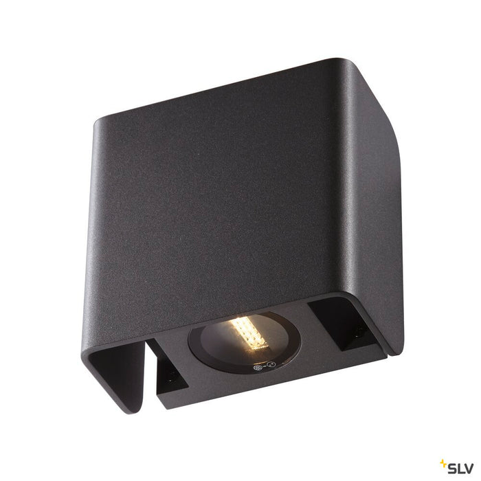MANA OUT, Outdoor recessed wall light, anthracite, 3000K, IP65, dimmable