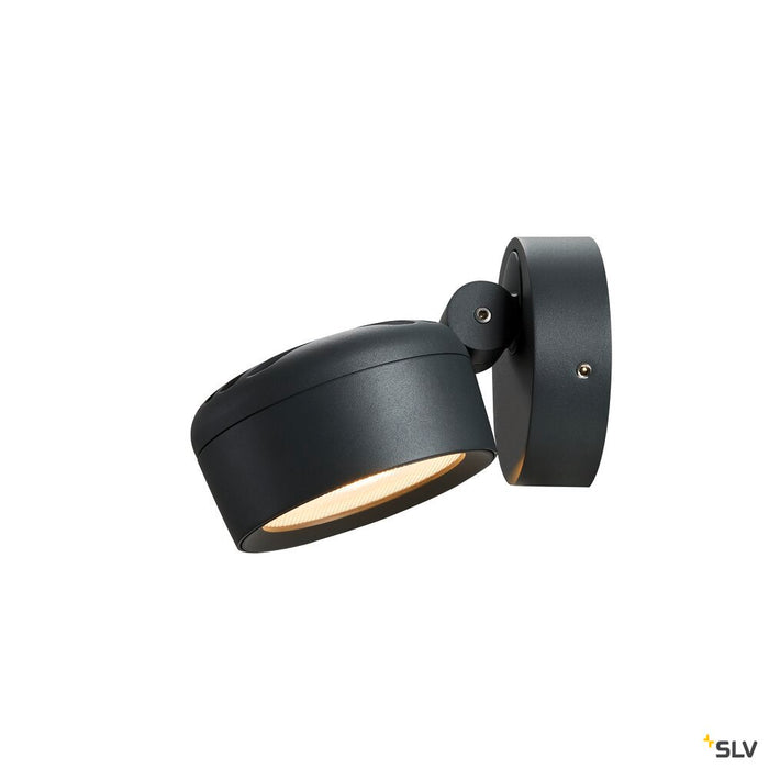 ESKINA, Outdoor surface-mounted wall and ceiling light, anthracite, 3000/4000K, IP65, dimmable