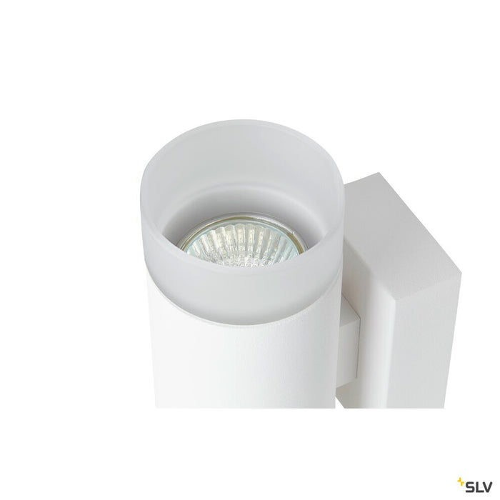 ASTINA UP/DOWN QPAR51, Indoor surface-mounted wall light, white