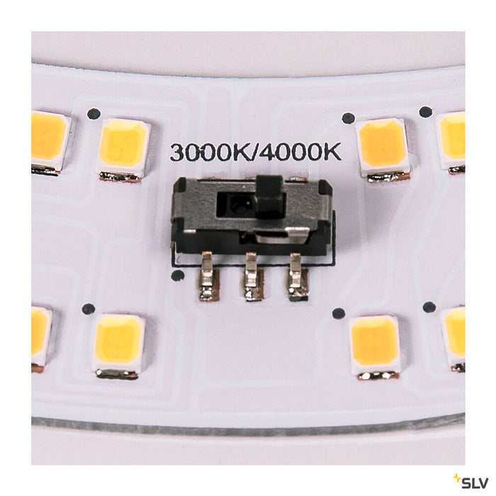 LIPSY 40 DRUM DALI CW, LED Indoor surface-mounted wall and ceiling light, white, 3000/4000K