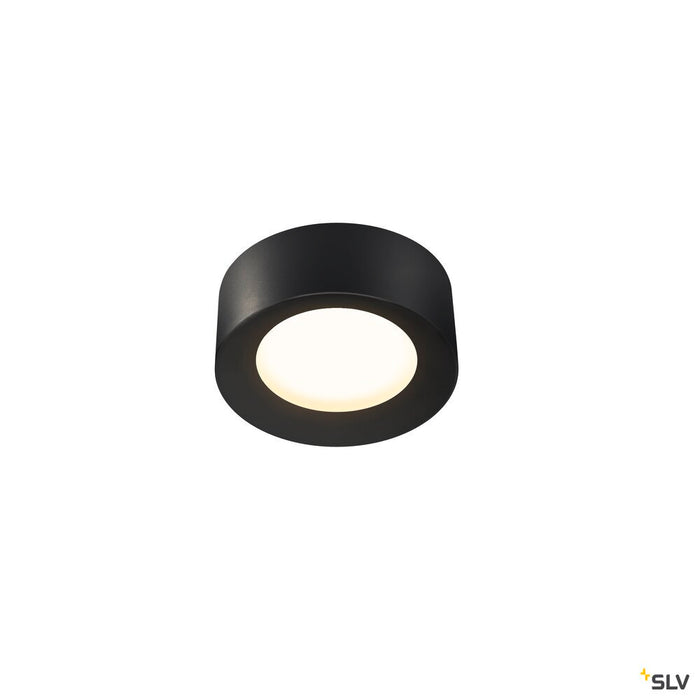 FERA 25 CL DALI, Indoor LED surface-mounted ceiling light, black