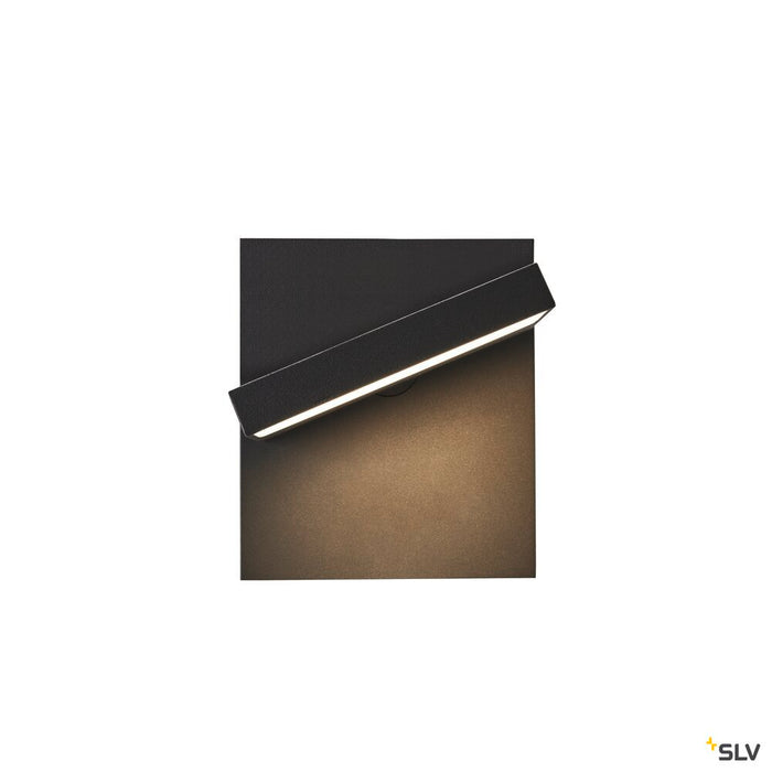 ABRIDOR, Outdoor LED surface-mounted wall light IP55 anthracite 3000/4000K