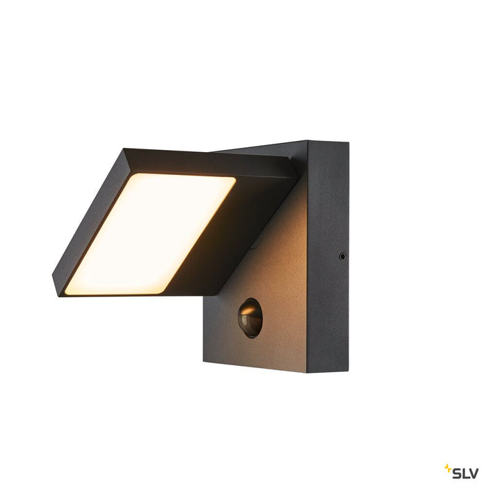 ABRIDOR SENSOR, Outdoor LED surface-mounted wall light IP55 anthracite 3000/4000K
