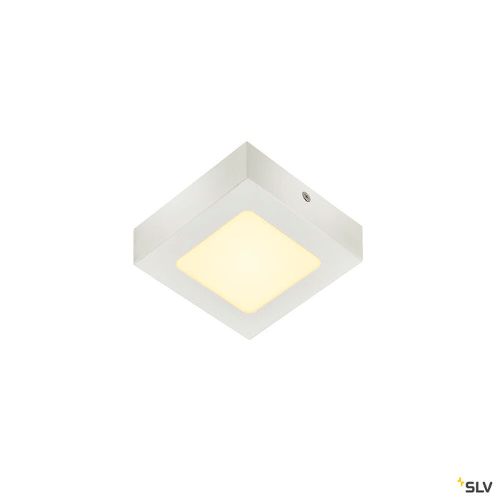 SENSER 12, Indoor LED surface-mounted ceiling light square white 3000K