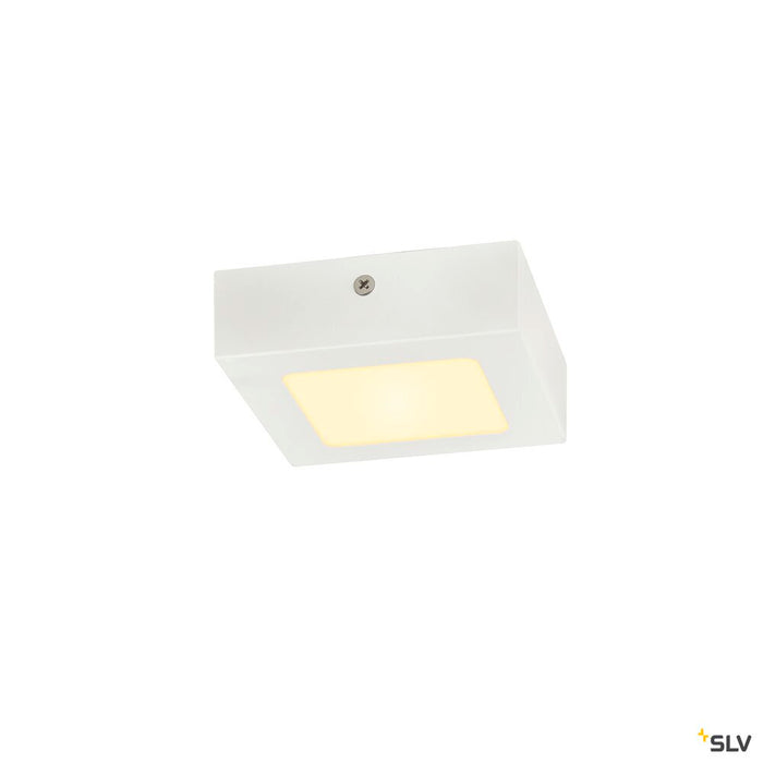 SENSER 12, Indoor LED surface-mounted ceiling light square white 3000K