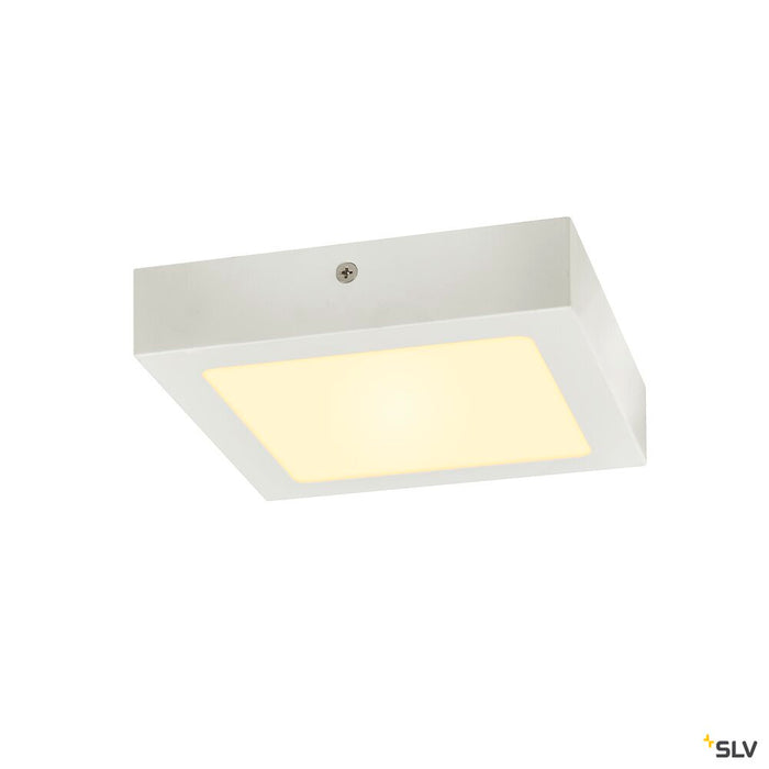 SENSER 18, Indoor LED surface-mounted ceiling light square white 3000K