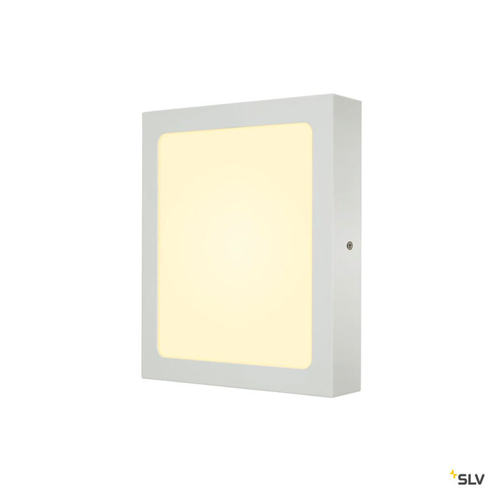 SENSER 24, Indoor LED surface-mounted ceiling light square white 3000K