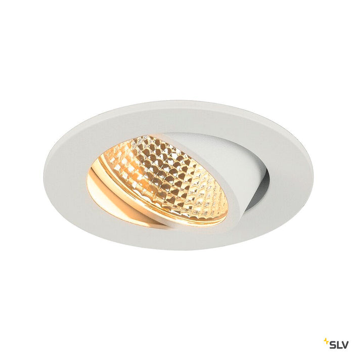 NEW TRIA 68 I CS, Indoor LED recessed ceiling light white round 2700K 38° incl. driver clip springs