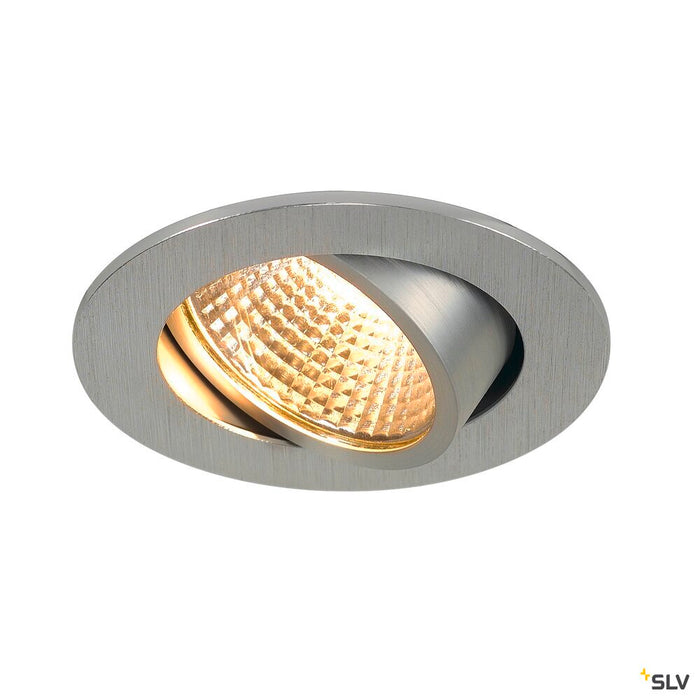 NEW TRIA 68 I CS, Indoor LED recessed ceiling light alu round 2700K 38° incl. driver clip springs
