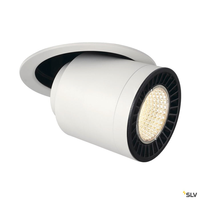 SUPROS MOVE, Indoor LED recessed ceiling light white round 4000K 60° CRI90 3520lm