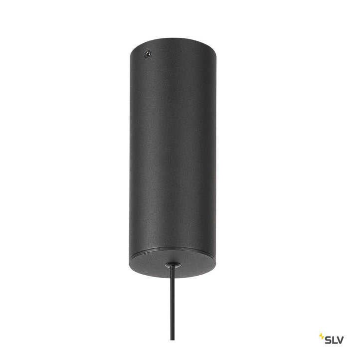 HELIA AMBIENT 35, indoor LED pendant TRIAC black with canopy
