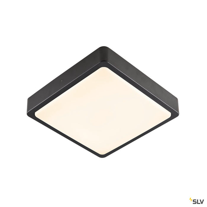AINOS SQUARE, outdoor LED surface-mounted wall and ceiling light anthracite CCT switch 3000/4000K
