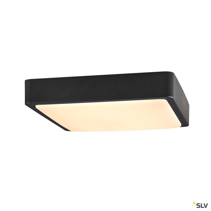 AINOS SQUARE SENSOR outdoor LED surface-mounted wall and ceiling light anthracite CCT switch 3000/4000K