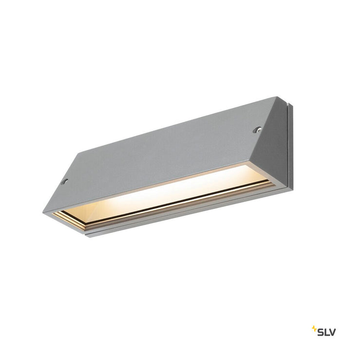 PEMA WL, outdoor LED surface-mounted wall light grey CCT switch 3000/4000K
