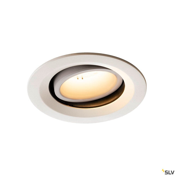 NUMINOS MOVE DL M, Indoor LED recessed ceiling light white/white 3000K 40° rotating and pivoting