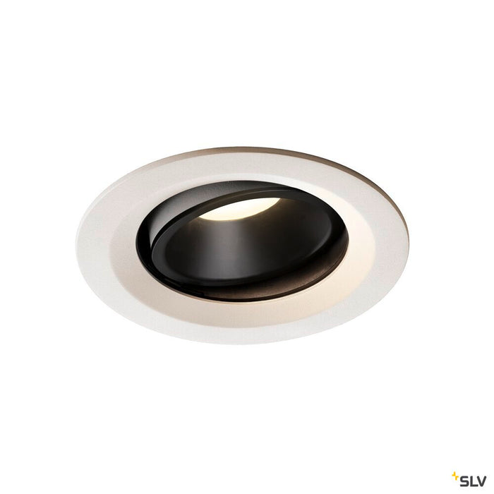 NUMINOS MOVE DL M, Indoor LED recessed ceiling light white/black 4000K 20° rotating and pivoting