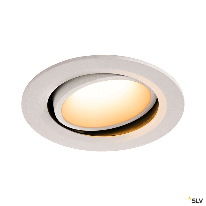 NUMINOS MOVE DL L, Indoor LED recessed ceiling light white/white 2700K 20° rotating and pivoting