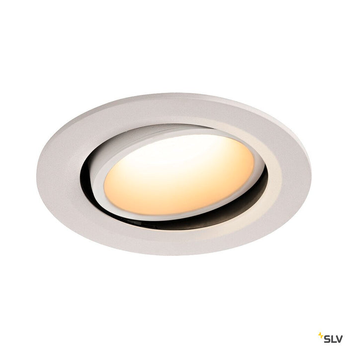 NUMINOS MOVE DL L, Indoor LED recessed ceiling light white/white 3000K 40° rotating and pivoting