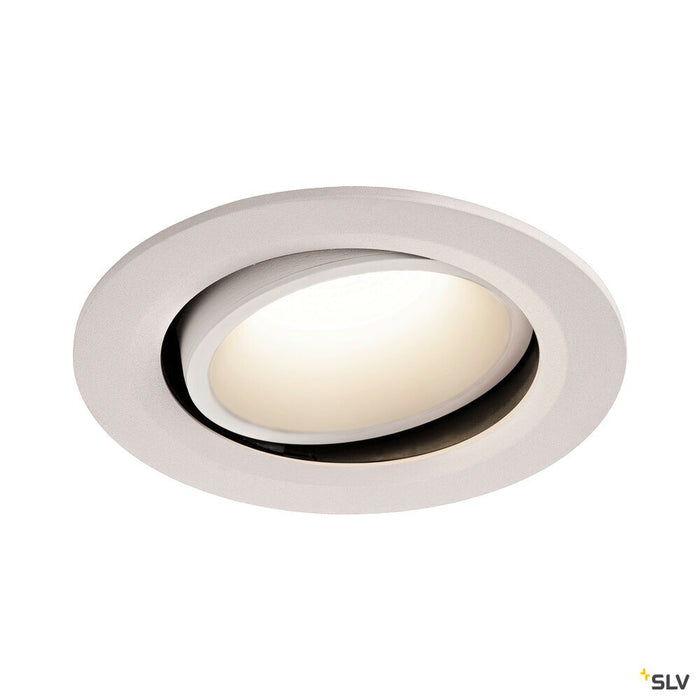 NUMINOS MOVE DL L, Indoor LED recessed ceiling light white/white 4000K 55° rotating and pivoting