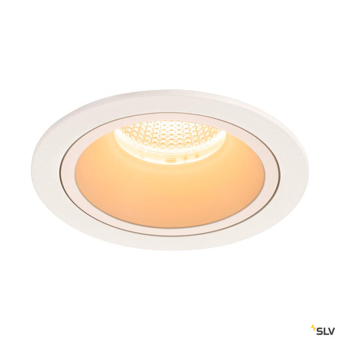 NUMINOS DL L, Indoor LED recessed ceiling light white/white 2700K 55°