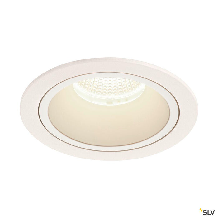 NUMINOS DL L, Indoor LED recessed ceiling light white/white 4000K 40°