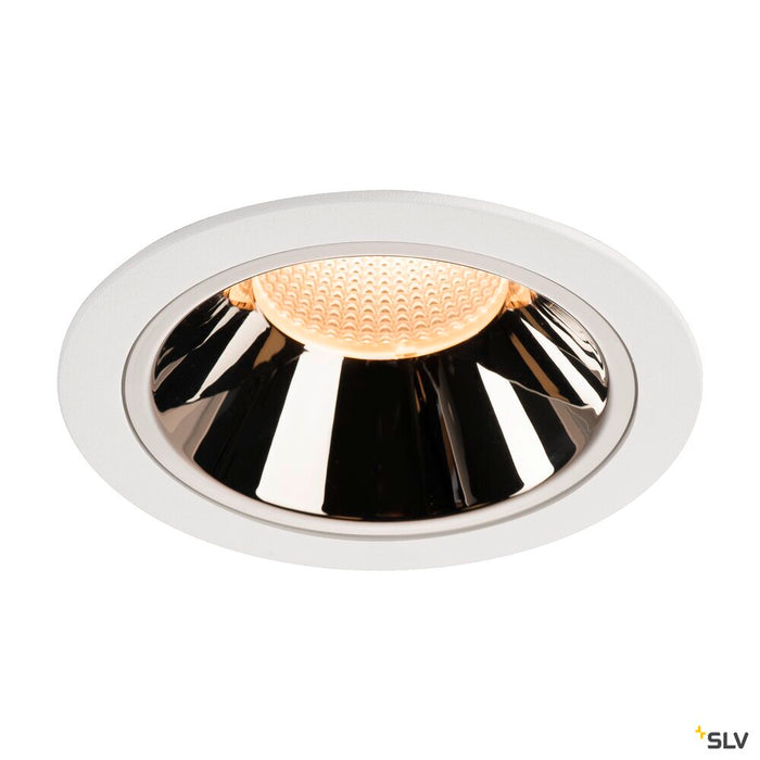 NUMINOS DL XL, Indoor LED recessed ceiling light black/white 2700K 20°