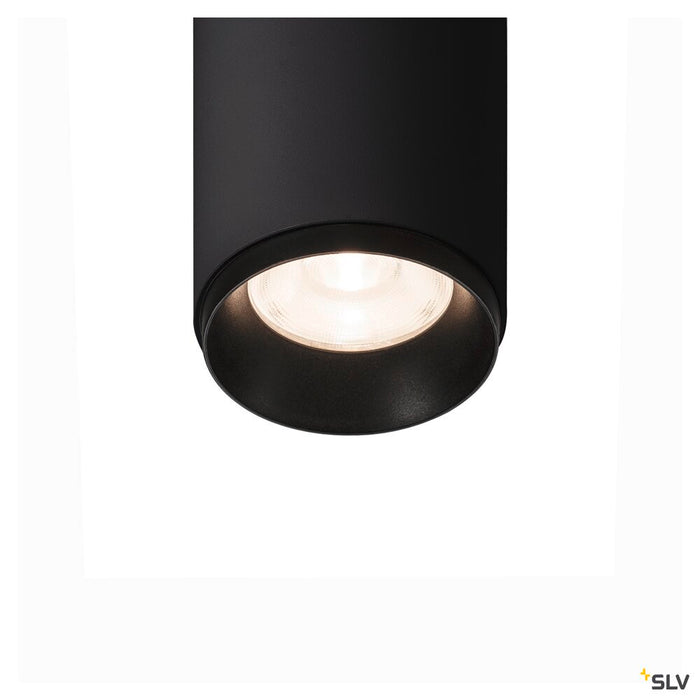 NUMINOS CL PHASE S, Indoor LED recessed ceiling light black/black 4000K 24°