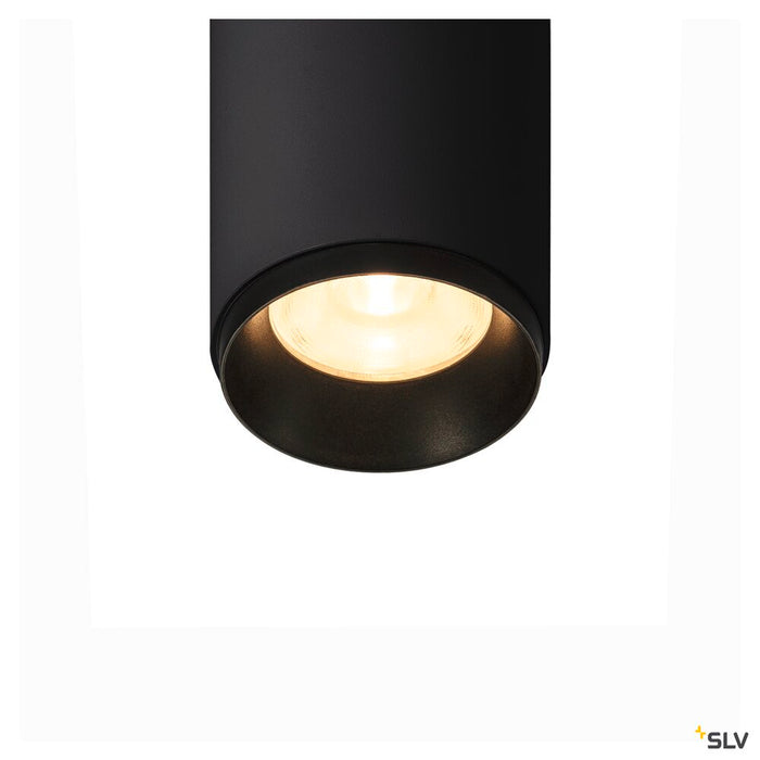 NUMINOS SPOT DALI S, Indoor LED recessed ceiling light black/black 3000K 60°
